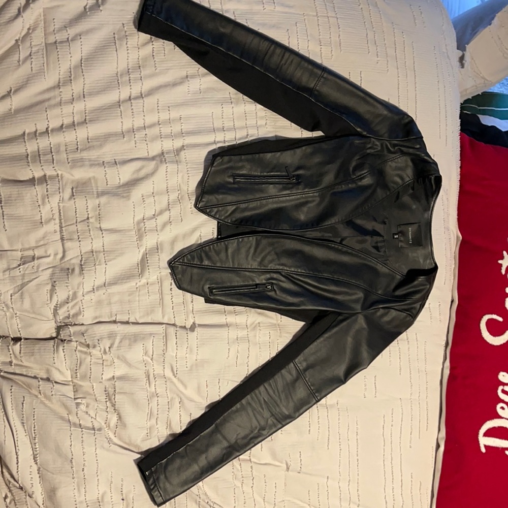 Dynamite Faux Leather Jacket